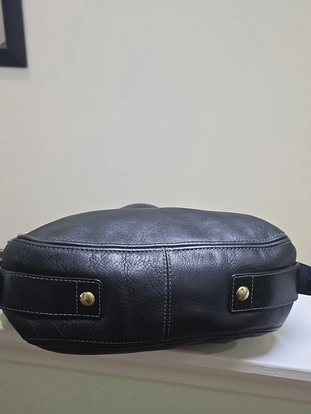 Coach 12671 Vintage 2008 Black Leather Zoe Hobo Bag w/ NEW Crossbody Strap